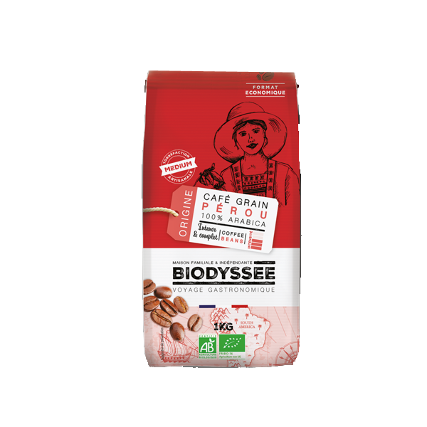 Biodyssée Pérou 100% Arabica 1Kg